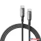 Vention USB-C/M -> USB-C/M, 2m, (5A,fekete), kábel
