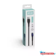   Colorway USB kábel-C (PVC + led) 2,4А 1 méter fekete (CW-CBUC034-BK)