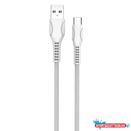 Colorway USB MicroUSB kábel 2,4А 1m fehér (CW-CBUM028-WH)