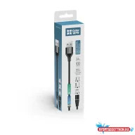  Colorway kábel 3 az 1-ben (Lightning+MicroUSB+C típusú) Mágneses adat/gyorstöltés 2,4А 1 m fekete (CW-CBUU038-BK)