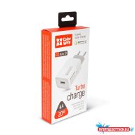   ColorWay AC töltő 1USB Huawei Super Charge/Quick Charge 3.0, 4A (20W) fehér (CW-CHS014Q-WT)
