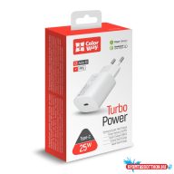   ColorWay AC töltő tápellátó port PPS USB-C (25W) fehér (CW-CHS033PD-WT)