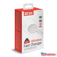   ColorWay Qi gyorstöltő MagSafe töltő 15W iPhone-hoz Fehér