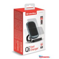   ColorWay Qi gyorstöltő állvány telefonhoz Qi 10W Blue (CW-CHW30Q-BL)