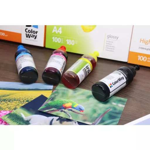 ColorWay T6641-T6644 szett tinta - 100ml (prémium UV ellenálló utángyártott tinta)