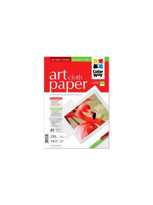 Fotópapír ART glossy szövet 230g/m A4 10 ív