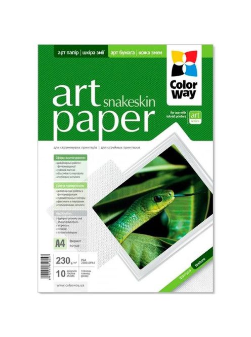 Fotópapír ART glossy kígyóbőr 230g/m A4 10 ív