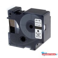   Utángyártott DYMO D1 D53713 24mm x 7m fehér-fekete #S0720930