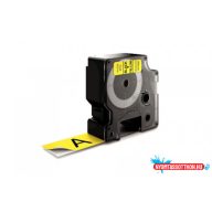   Utángyártott DYMO D1 D53718 24mm x 7m sárga-fekete #S0720980