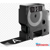   Utángyártott DYMO D1 D53721 24mm x 7m fekete-fehér #S0721010