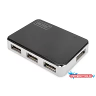 DIGITUS DA-70220 4 portos USB 2.0 hub