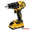DEWALT Ütvefúró-csavarozó, 18V, XR, kefe nélküli, 2Ah
