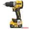 DEWALT Ütvefúró-csavarozó, 18V, XR, kefe nélküli, 2x5Ah