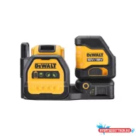 DEWALT Keresztlézer, 12/18 V XR, 2 vonal, zöld