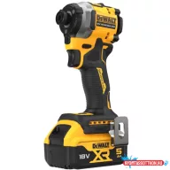 DEWALT Ütvecsavarozó 18V, XR, 2x5Ah, kofferben