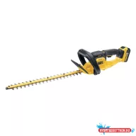   DEWALT Sövényvágó, 18V (XR), 55cm vágáshossz, 1×5Ah akkuval és töltővel