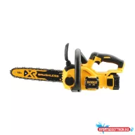   DEWALT Kompakt láncfűrész, 18V XR, 30cm, kefe nélküli, 1×5Ah akkuval és töltővel
