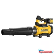   DEWALT Axiális lombfúvó, 54V XR FLEXVOLT, 1×9Ah akkumulátorral és töltővel
