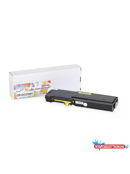 Dell C3760 toner yellow ORINK (utángyártott)