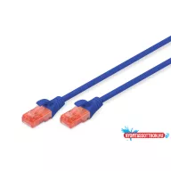 DIGITUS DK-1617-010/B Cat.6 U/UTP LSZH 1m kék patch kábel
