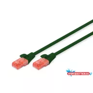 DIGITUS DK-1617-010/G Cat.6 U/UTP LSZH 1m zöld patch kábel