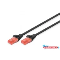   DIGITUS DK-1617-030/BL Cat.6 U/UTP LSZH 3m fekete patch kábel