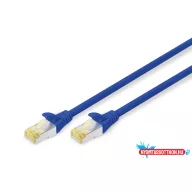   DIGITUS DK-1644-A-020/B Cat.6A S/FTP LSZH 2m kék patch kábel