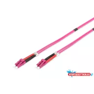   DIGITUS DK-2533-07-4 Duplex 2xLC + 2xLC multimodusú OM5 50/125 LSOH 7m optikai patch kábel