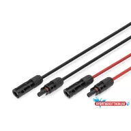   DIGITUS DK-SCEC64-0050 Solar 4mm 1500V DC XLPO napelemes kültéri kábelhosszabbító MC4 csatlakozóval 5m