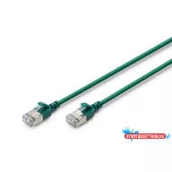   DIGITUS DK-1632-A-015S-G Cat.6A F/FTP LSZH 1,5m zöld slim patch kábel