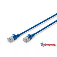  DIGITUS DK-1632-A-050S-B Cat.6A F/FTP LSZH 5m kék slim patch kábel