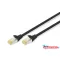 DIGITUS DK-1644-A-050/BL Cat.6A S/FTP LSZH 5m fekete patch kábel