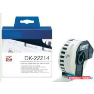Utángyártott BROTHER DK22214 papírszalag 12mm x 30,48m