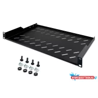   DIGITUS DN-19 TRAY-1-SW 19" 1U 250mm mély fekete fix polc