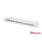 DIGITUS DN-91624S-EA 19" 1U 24port Cat.6A kompakt szürke árnyékolt patch panel