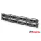 DIGITUS DN-91648U 19" 2U 48port Cat.6 kompakt fekete árnyékolatlan patch panel