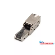  DIGITUS DN-93636 Szerszám nélkül közvetlenül szerelhető árnyékolt hajlítható dugó Cat.6A kábelekhez
