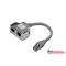 DIGITUS DN-93904 Cat.5e árnyékolt RJ45/RJ45 LAN-LAN lengő Y elosztó