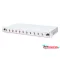 DIGITUS DN-96331-4 19" 1U 12xLC duplex OM4 toldóval pigtaillel és kötőkazettával szerelt optikai patch panel