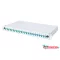 DIGITUS DN-96332/3 19" 1U 24xLC duplex OM3 toldóval pigtaillel és kötőkazettával szerelt optikai patch panel