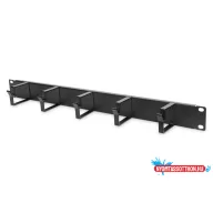 DIGITUS DN-97602 19" 1U gyűrűs fekete kábelrendező