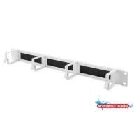   DIGITUS DN-97662 19" 1U gyűrűs fésűs szürke kábelrendező