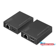   DIGITUS DS-55357 HDMI 4K UHD 30Hz Cat.6 KVM IP 40m extender szett