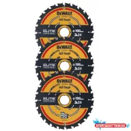 DEWALT Körfűrészlap, készlet, ELITE CSB, 3db, 190mm