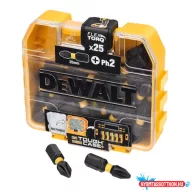 DEWALT Bithegy, csavarhúzó, PH2, 25mm, FLEXTORQ, 25db