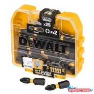 DEWALT Bithegy, csavarhúzó, PZ2, 25mm, FLEXTORQ, 25db