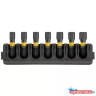 DEWALT Tartozékkészlet, 25 mm 7 részes hegytartó