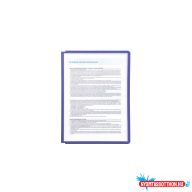 Bemutatótábla panel, A4, 5 db/csomag, Durable Sherpa lila