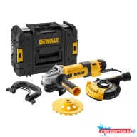 DEWALT Sarokcsiszoló, betonhoz, készlet, 1500 W, 125mm