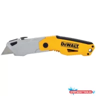   DEWALT Kés, önbetöltő, visszahúzható, fémházas, szerszám nélküli